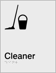 CLEANER ROOM SIGN