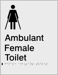 Female Ambulant Toilet Sign