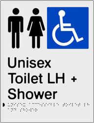 Unisex Accessible Toilet & Shower Left Hand