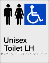 Unisex Accessible Toilet Left Hand