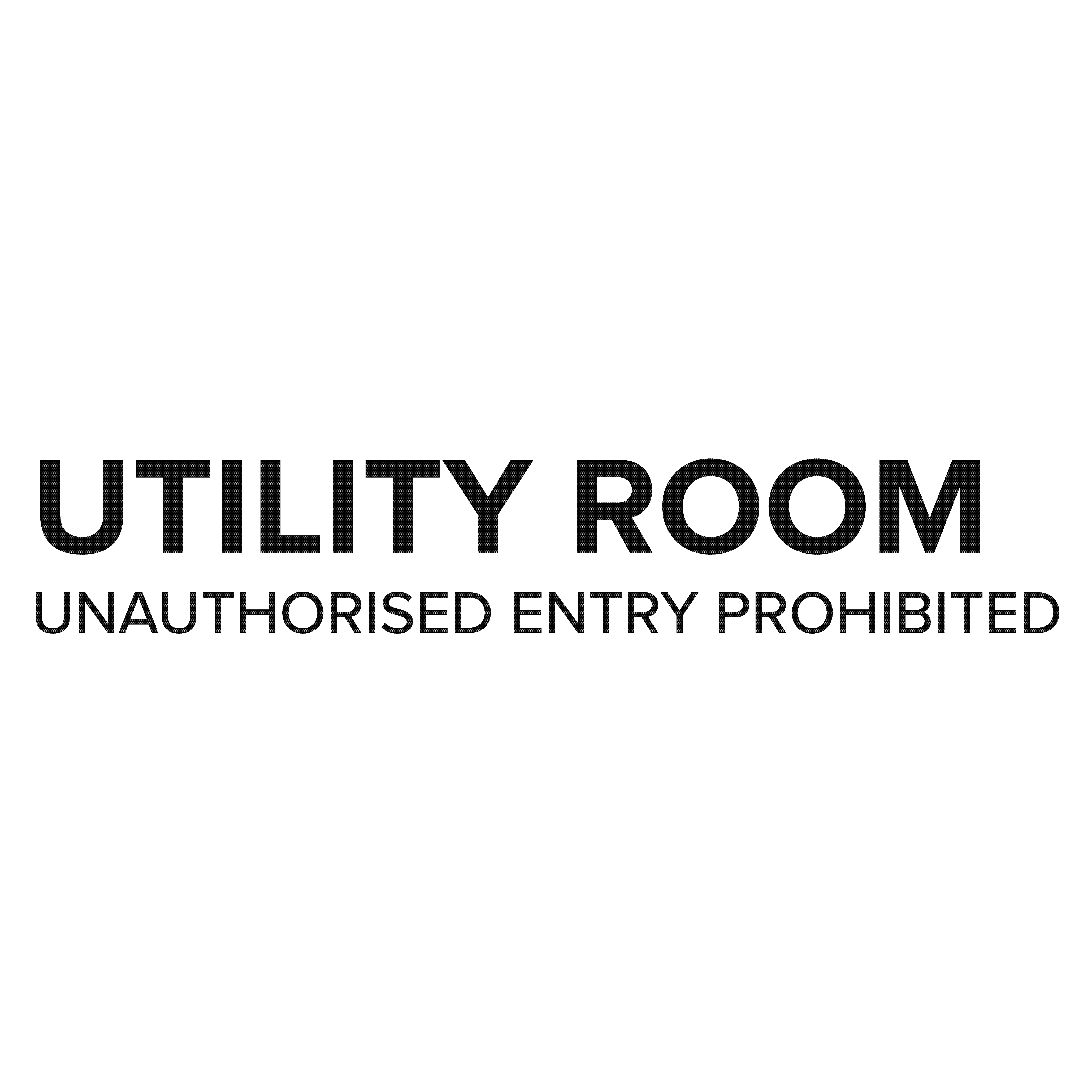 Utility-Door-Signs