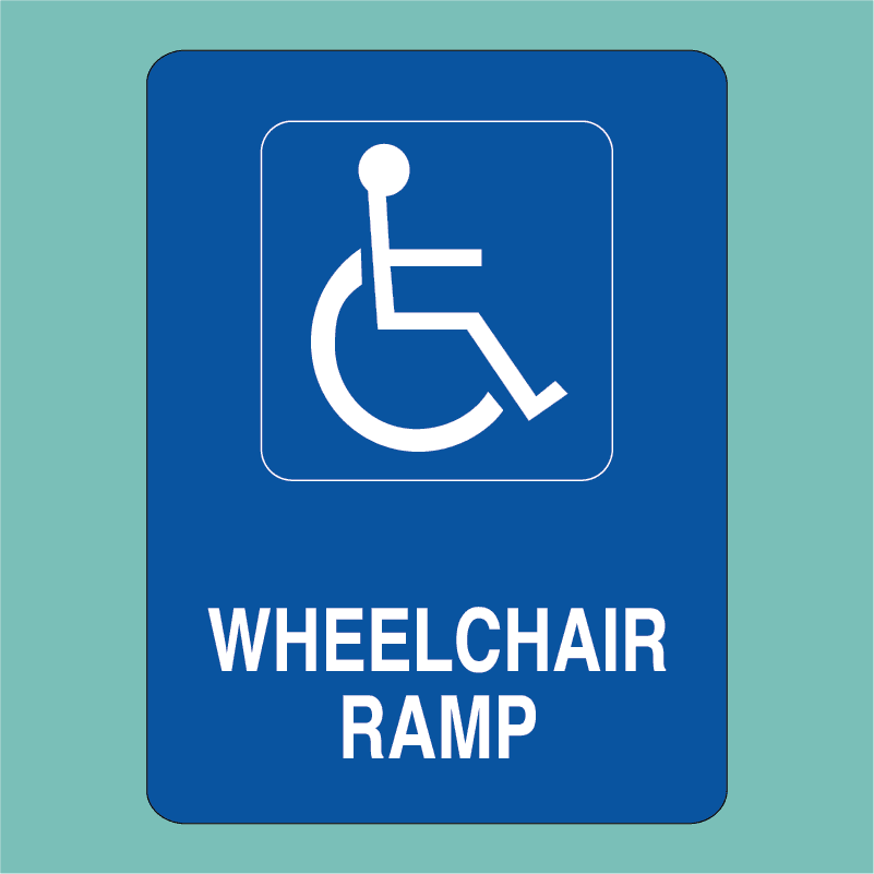 Traffic Sign - Wheelchair Ramp - Statutory Signs